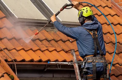 Démoussage et hydrofuge de toiture à Pontoy